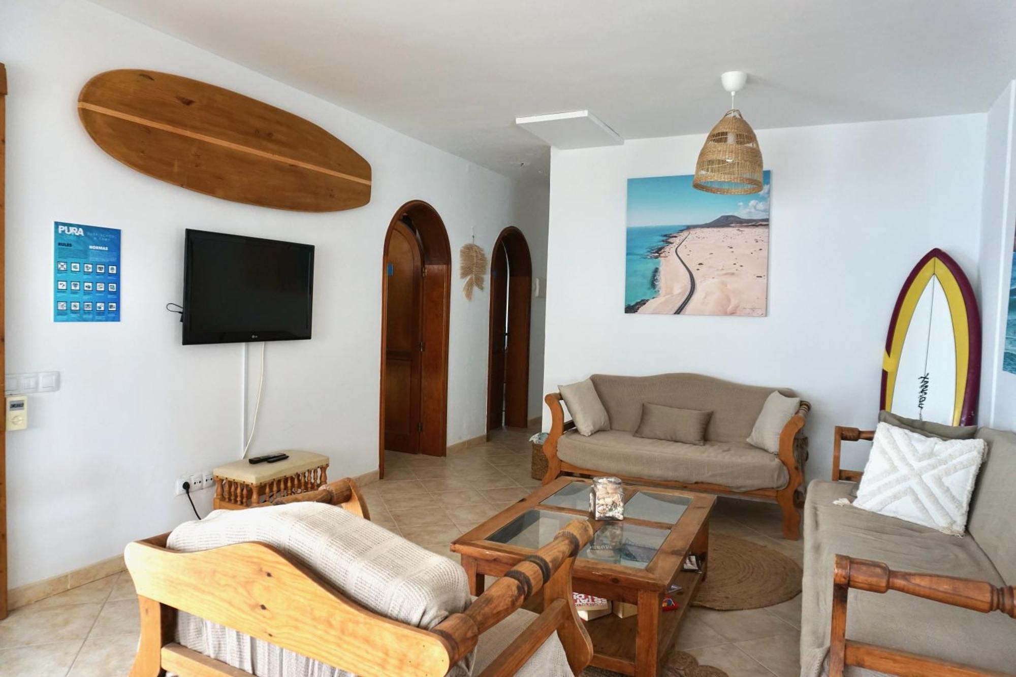 Hostel Pura Vida Surf Camp & School La Oliva Zewnętrze zdjęcie